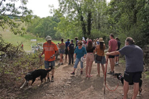 Le public bénéficie d'une très belle vue